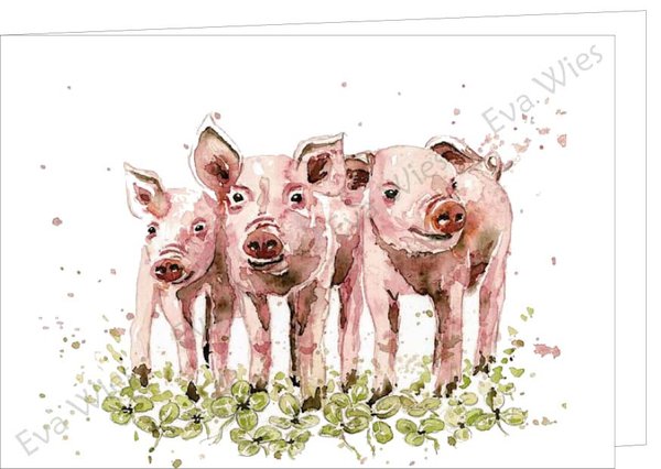 Schweine Tierkarten